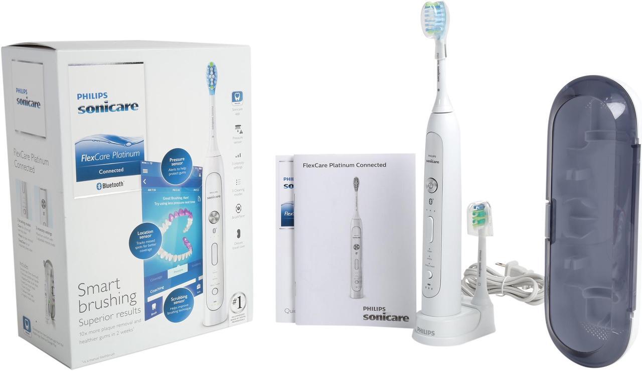 Alt view image 6 of 6 - Philips Sonicare HX9192/01 flexcare platinum connected sonic electric toothbrush with app
