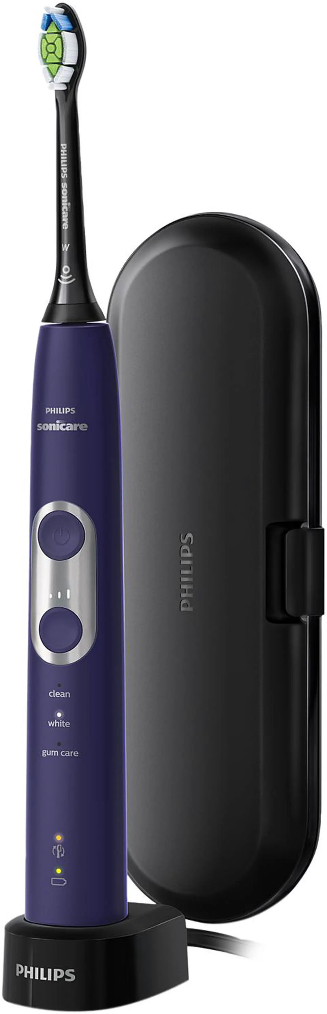 Alt view image 5 of 5 - Philips Sonicare ProtectiveClean 6100 Rechargeable Toothbrush, Deep Purple, (HX6471/03)