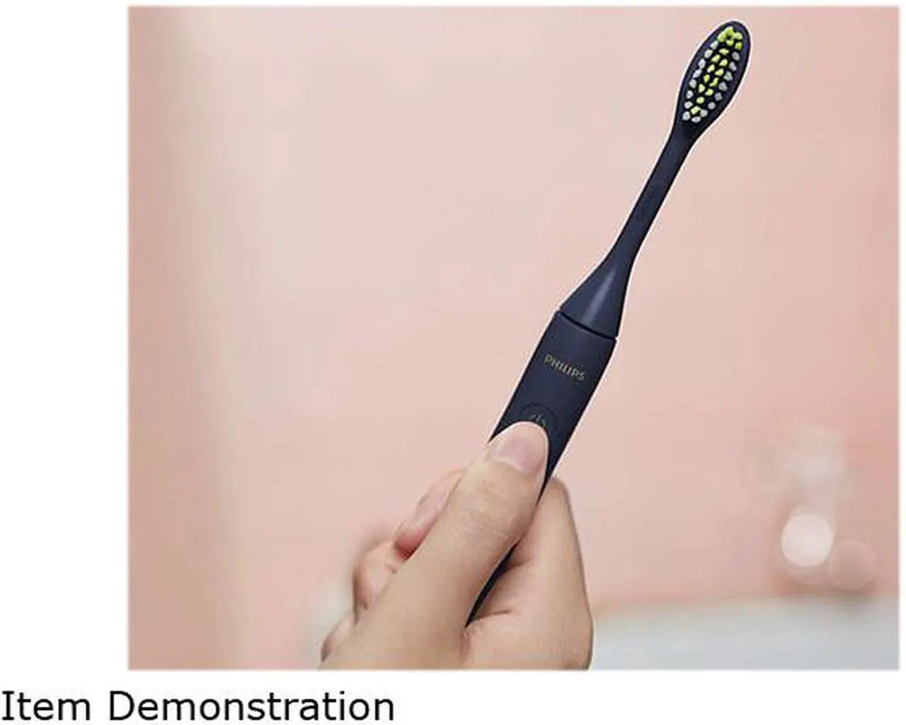 Alt view image 4 of 4 - Philips One by Sonicare Battery Toothbrush, Midnight, HY1100/04