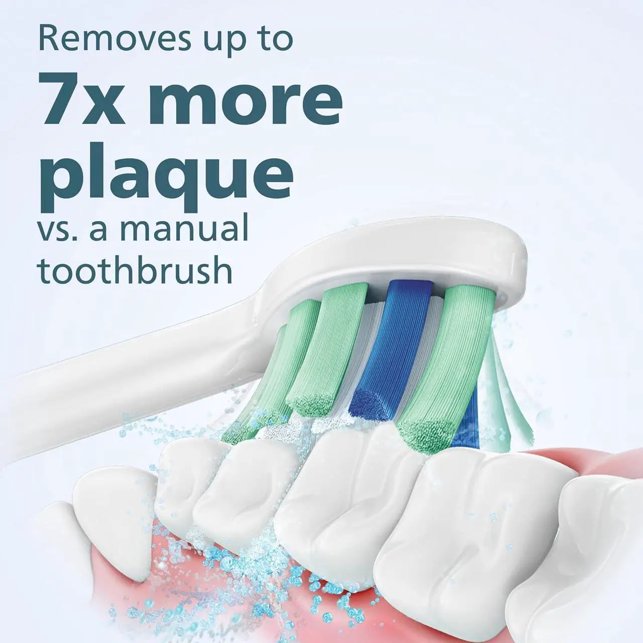 Alt view image 3 of 12 - Philips Sonicare 4100 Power Toothbrush, Rechargeable Electric Toothbrush with Pressure Sensor, Black (HX3681/24)
