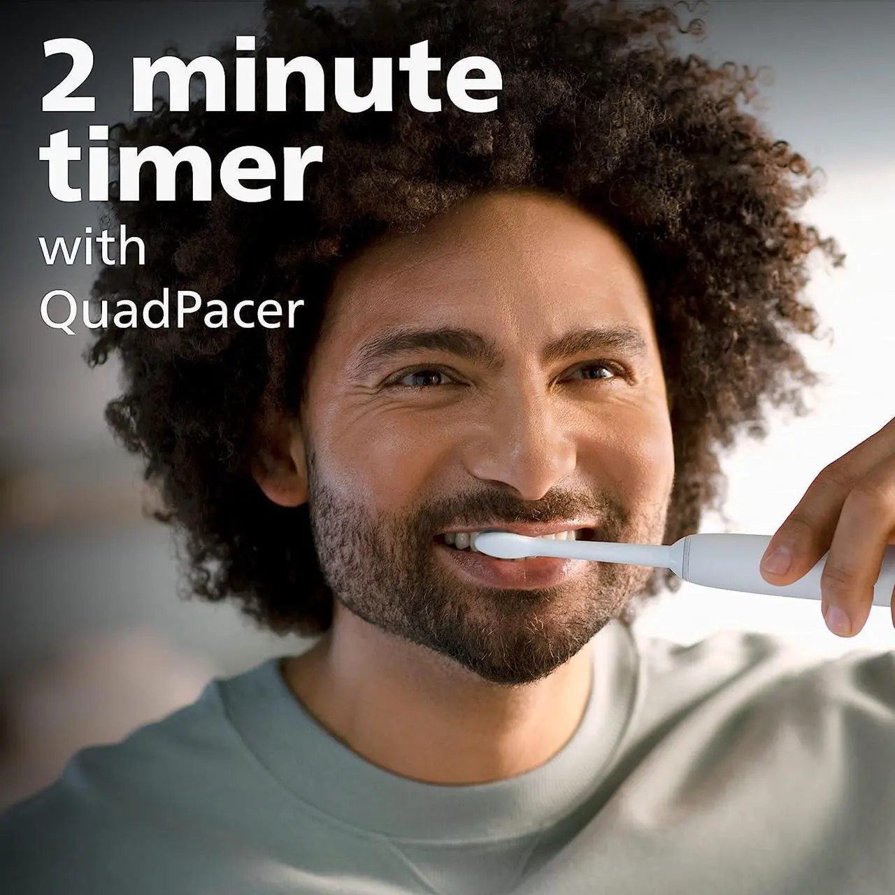 Alt view image 6 of 6 - Philips Sonicare 2100 Power Toothbrush, Rechargeable Electric Toothbrush, White Mint, (HX3661/04)