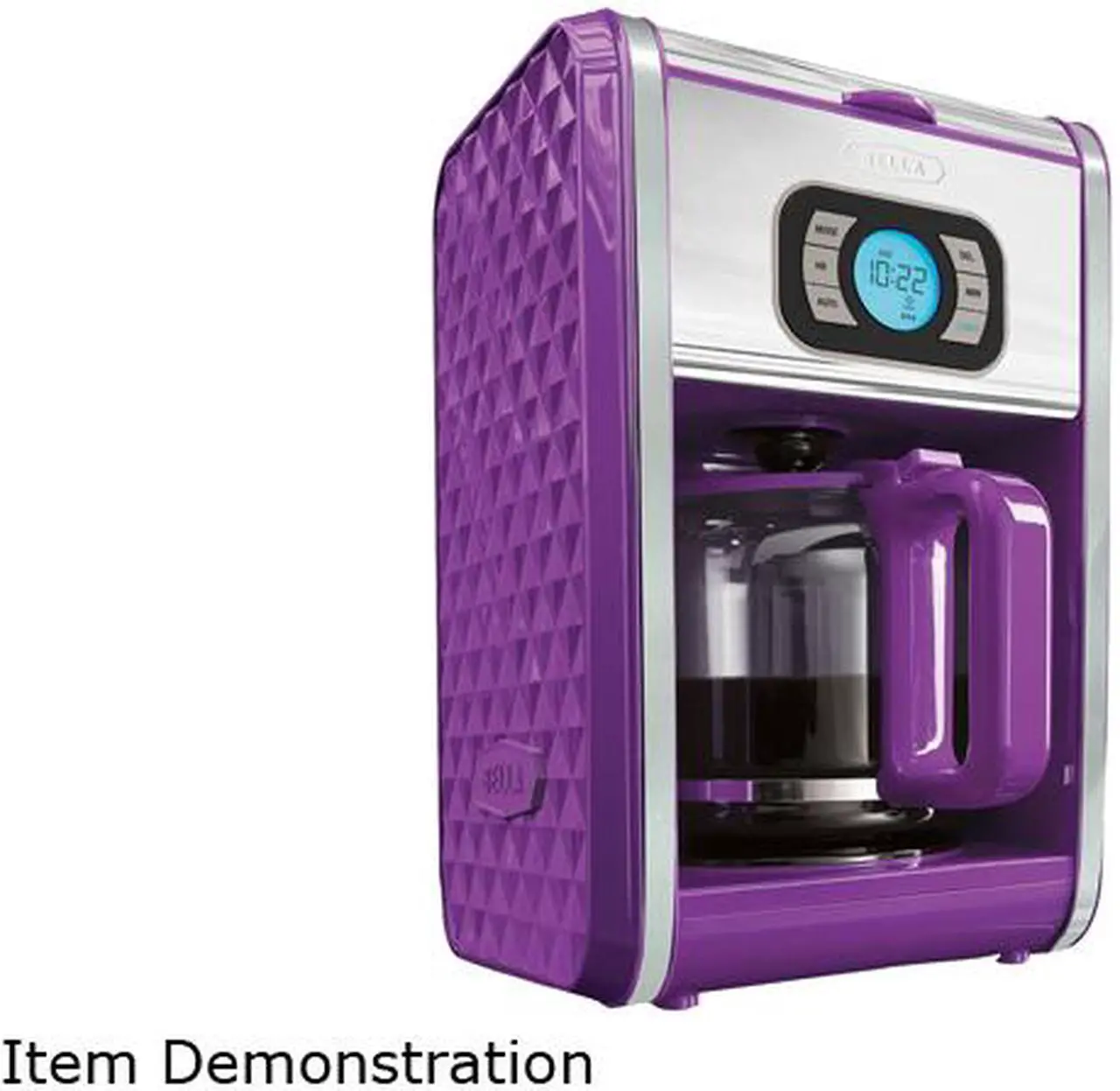 Main image of Bella 13926 Purple Diamonds 12-Cup Programmable Coffee Maker
