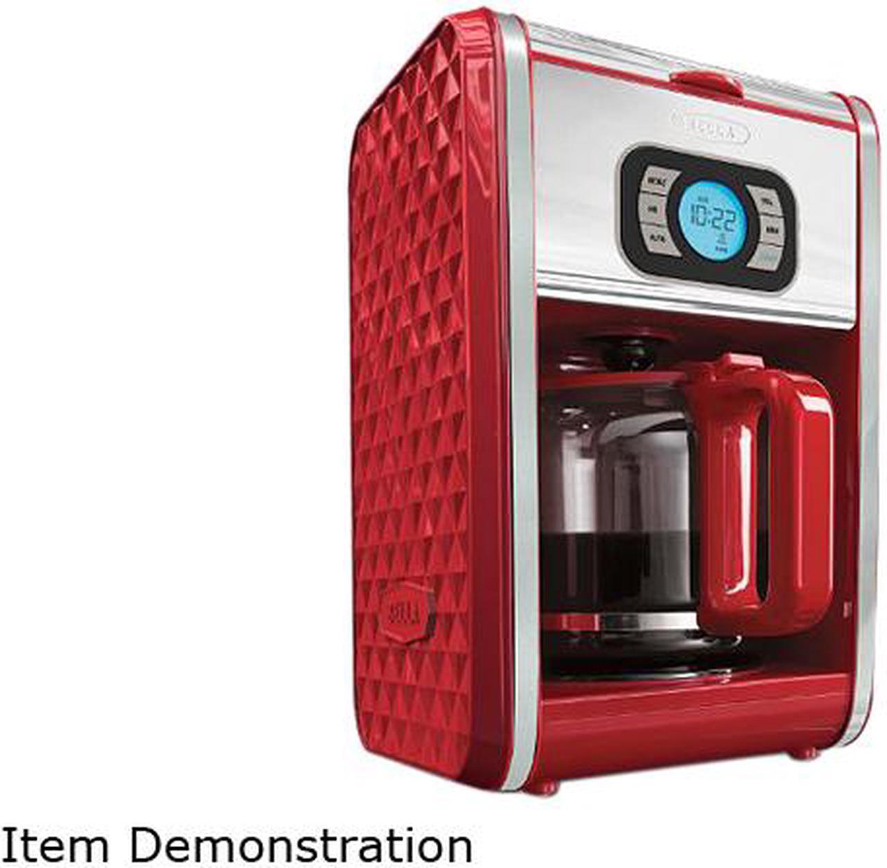 Main image of Bella 13776 Red Diamonds Collection 12-Cup Programmable Coffee Maker