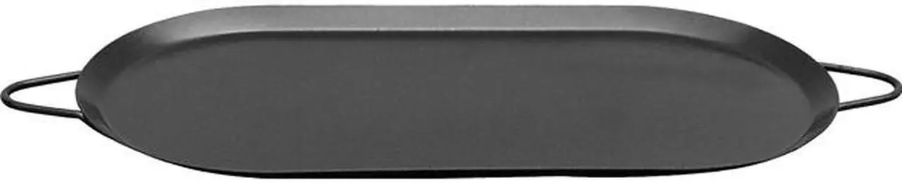 Main image of Brentwood BCM-2000 Black Carbon Steel Non-Stick Double Burner Comal Griddle