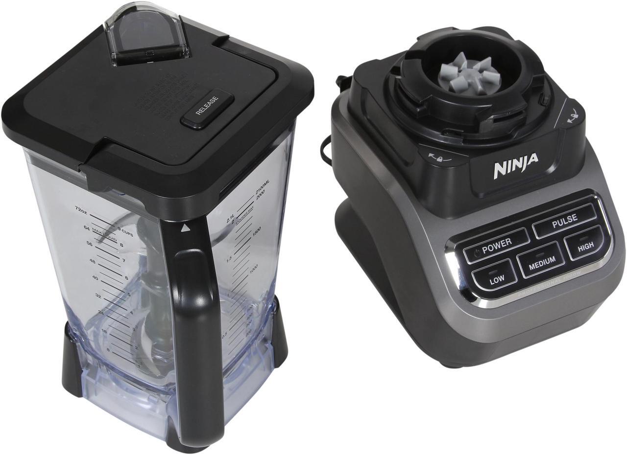 Alt view image 7 of 8 - Ninja BL610 Black 72 oz. Jar Size Professional Blender 3 speeds