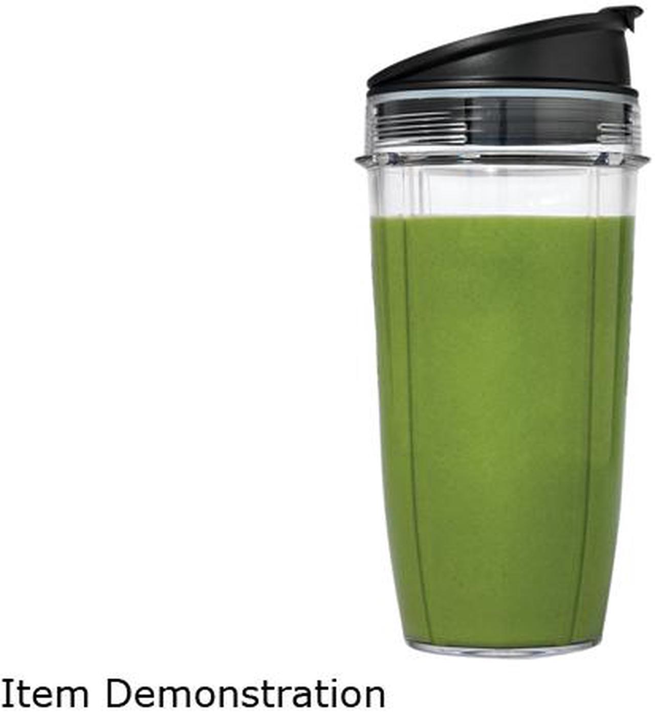 Alt view image 2 of 5 - Nutri Ninja 24-Ounce BPA-Free Tritan Cup with Spout Lid for Nutri Ninja Blenders, 2-Pack (XSK2424)