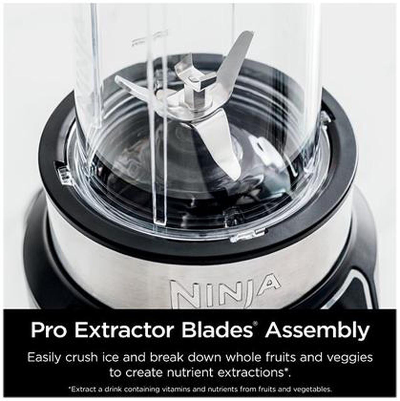 Alt view image 4 of 6 - Ninja Nutri-Blender Pro with Auto IQ, 1000 Watts, Personal Blender (BN400C)