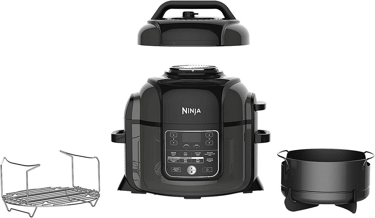 Main image of Ninja Foodi 9-in-1 6.2L Pressure Cooker & Air Fryer with High Gloss Finish (OP301C)
