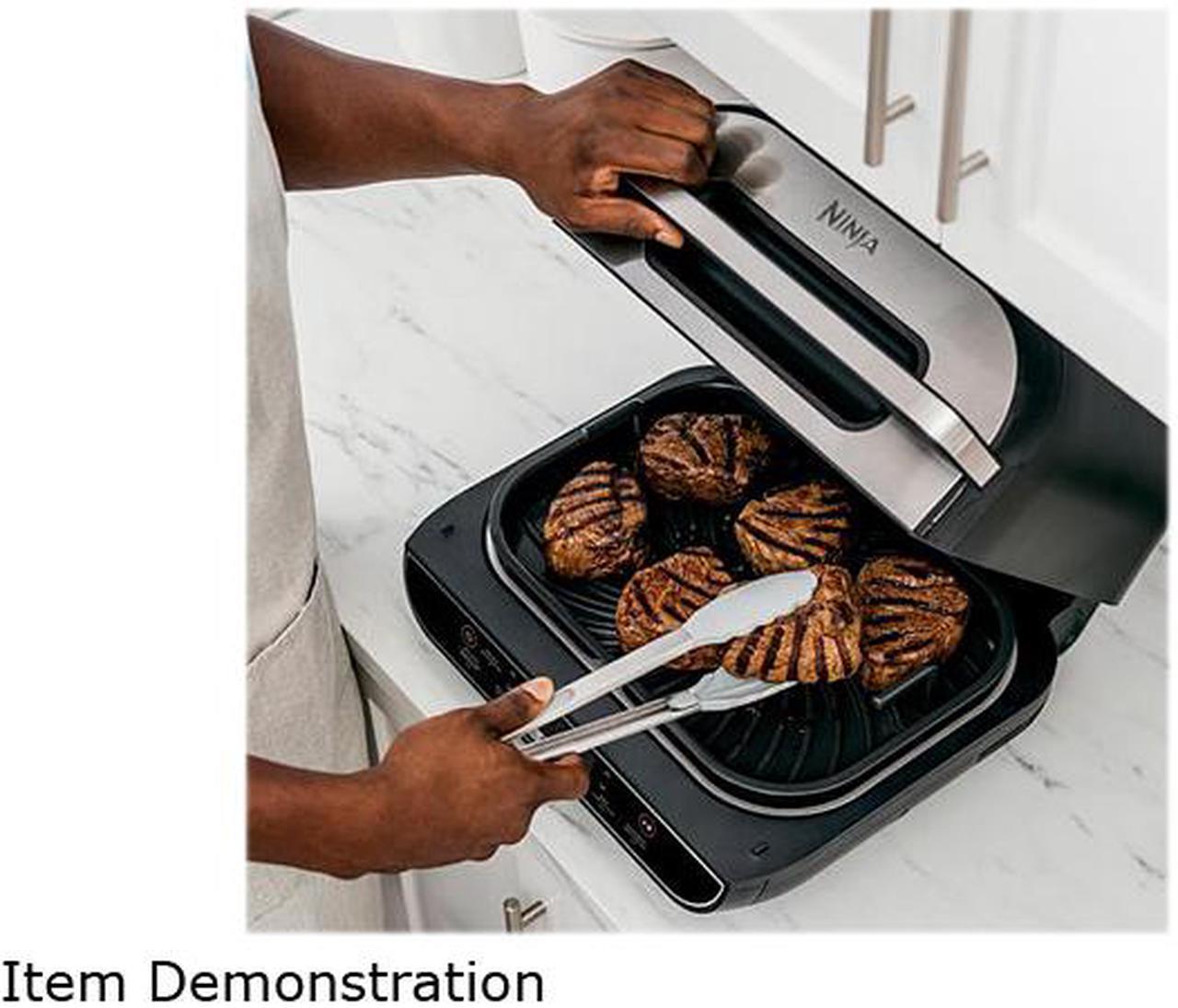Alt view image 4 of 6 - Ninja BG500C, Foodi XL 5-in-1 Indoor Grill with 4-Quart Air Fryer, Roast, Bake, & Dehydrate