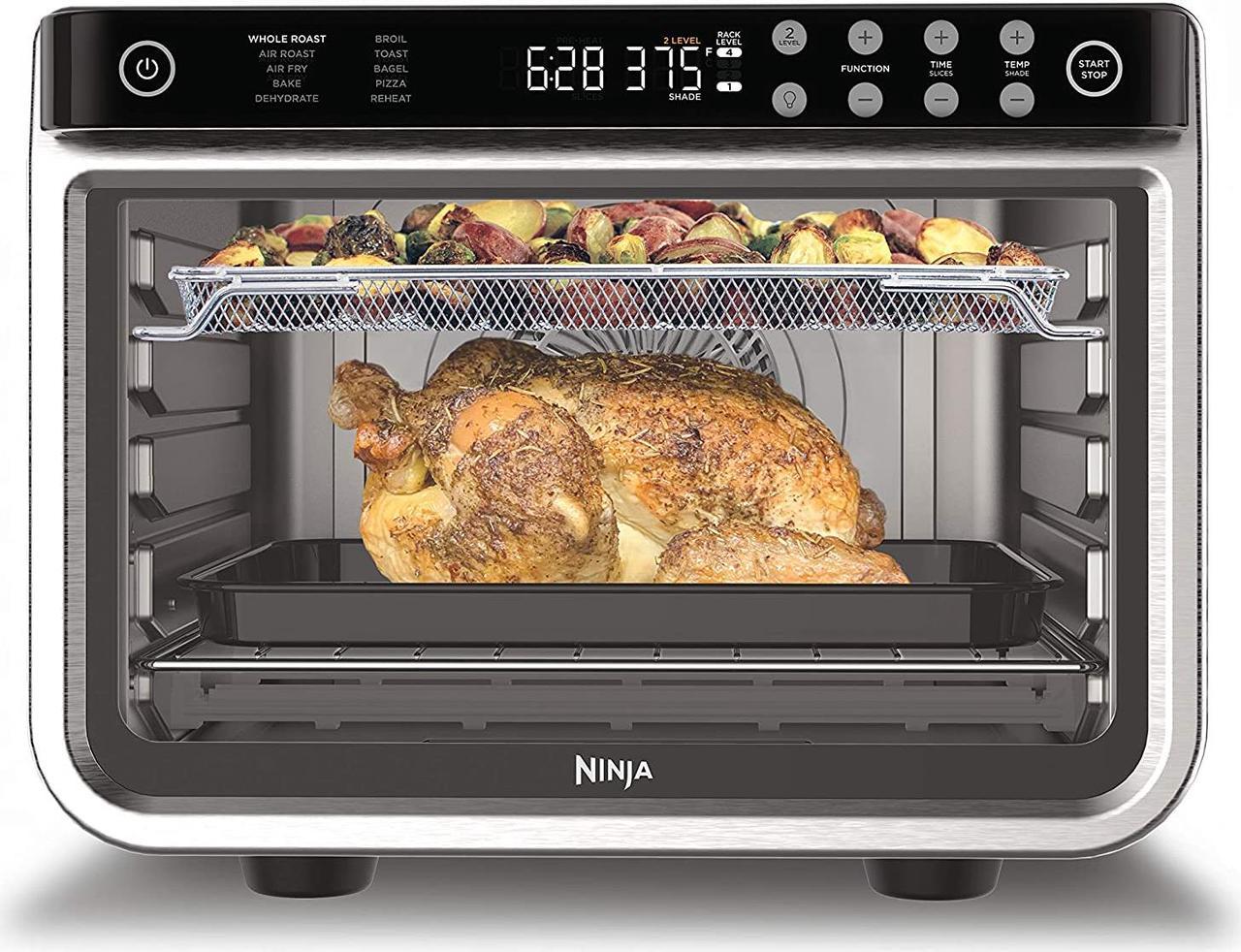 Ninja Foodi 10-in-1 XL Pro Air Fry Oven 1800 Watts, Stainless(DT201C)