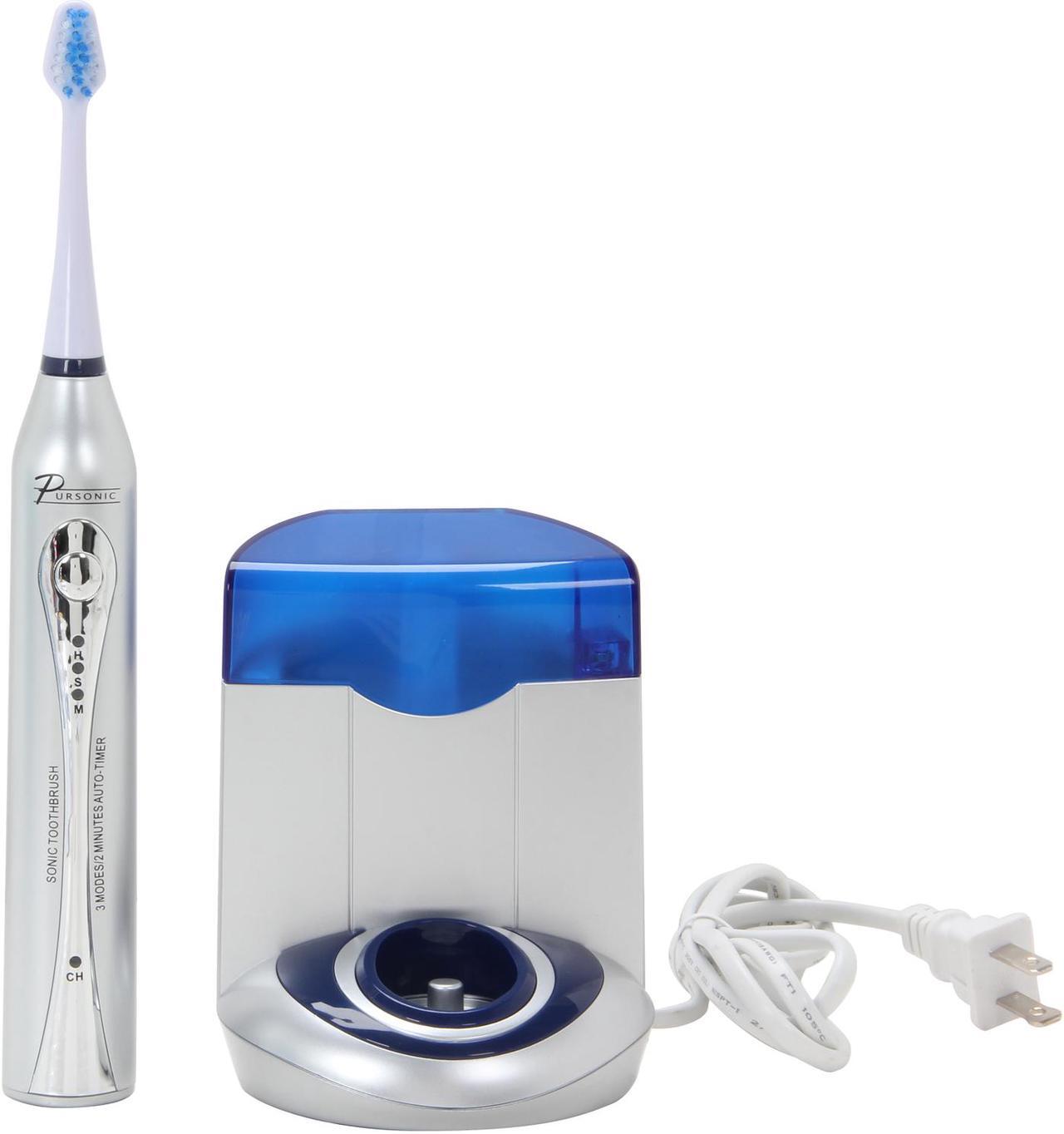 Alt view image 2 of 5 - Pursonic S450 DELUXE PLUS Sonic toothbrush with UV sanitizing function W/ BONUS 12 Brush heads