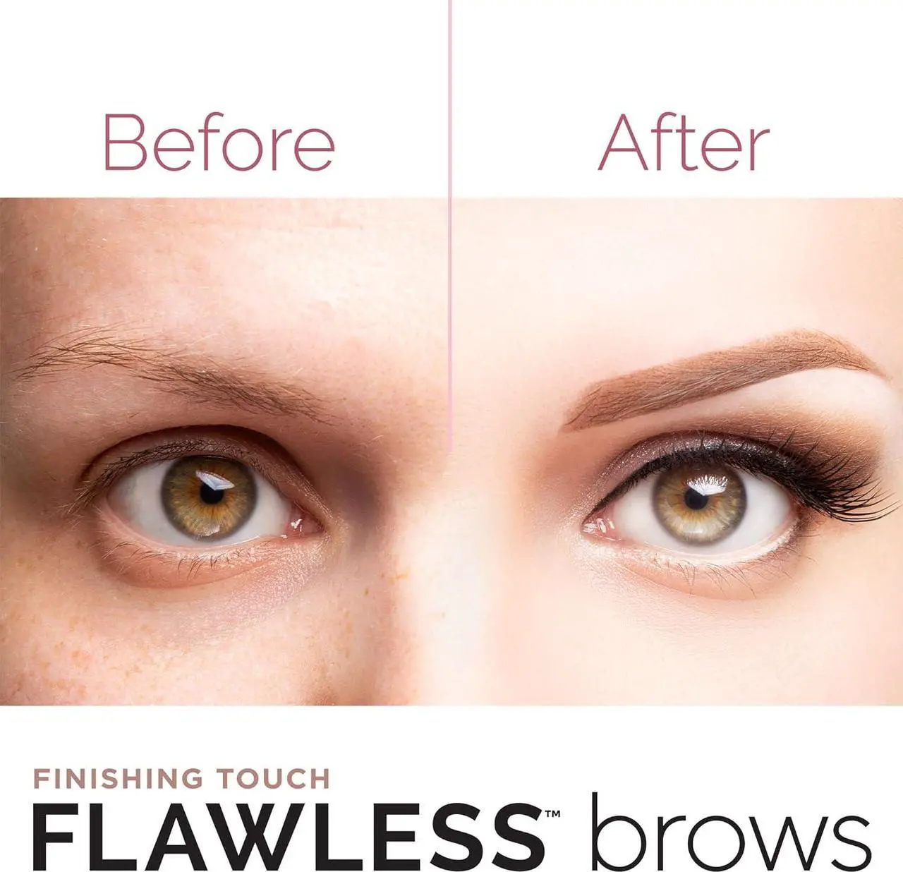 Alt view image 3 of 7 - Finishing Touch Flawless - Eyebrow Hair Electric Remover (White) with LED Light