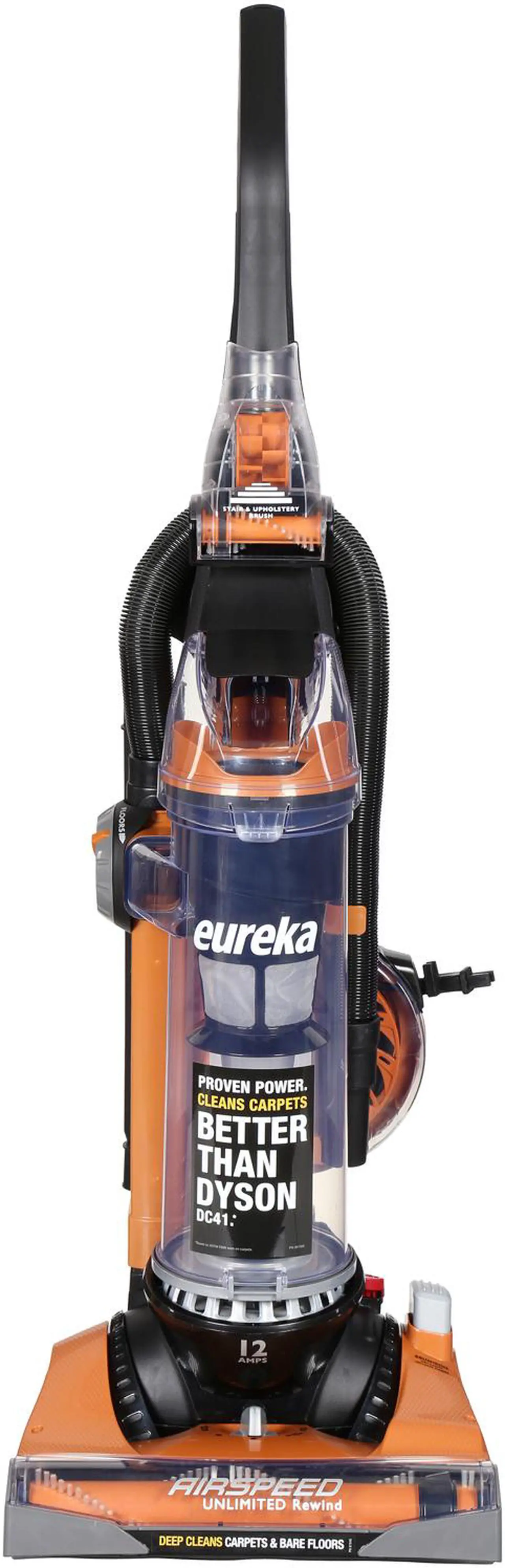 Alt view image 2 of 7 - EUREKA  AS3030A  AirSpeed UNLIMITED Rewind  Black/Copper Metallic