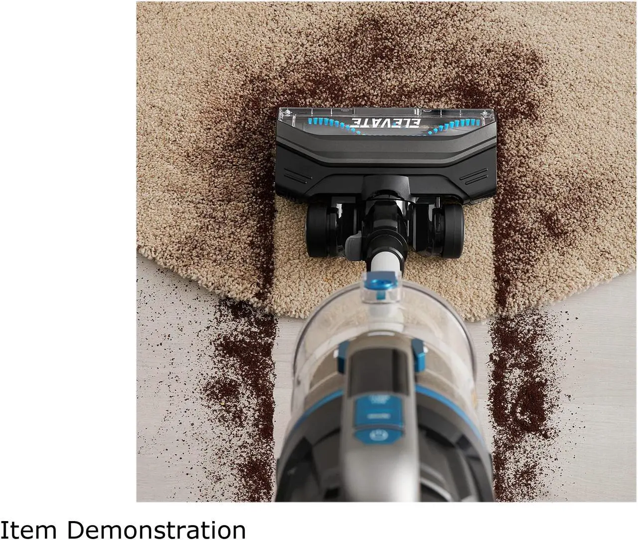 Alt view image 2 of 10 - EUREKA NEC480 Elevate Cordless Stick Vacuum Black/Blue