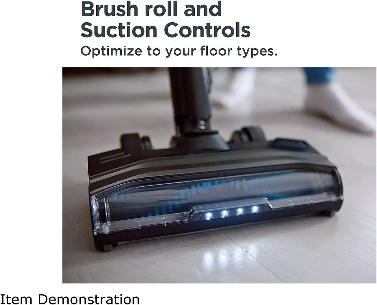 Alt view image 7 of 10 - EUREKA NEC480 Elevate Cordless Stick Vacuum Black/Blue