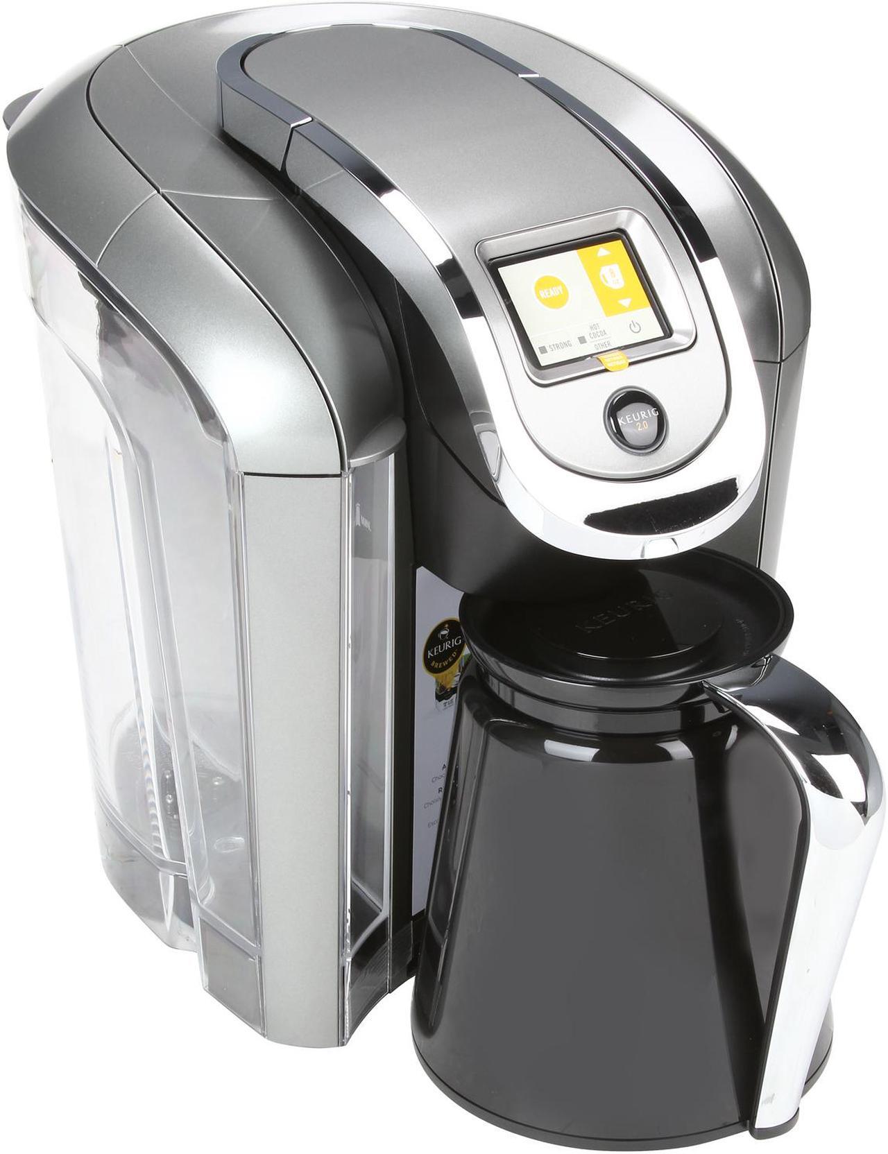 Alt view image 6 of 9 - Keurig 2.0 K550 Brewing System with a Keurig Carafe, 2.0 Starter Kit including one filter, 4K-Carafe packs and 6K-Cup packs