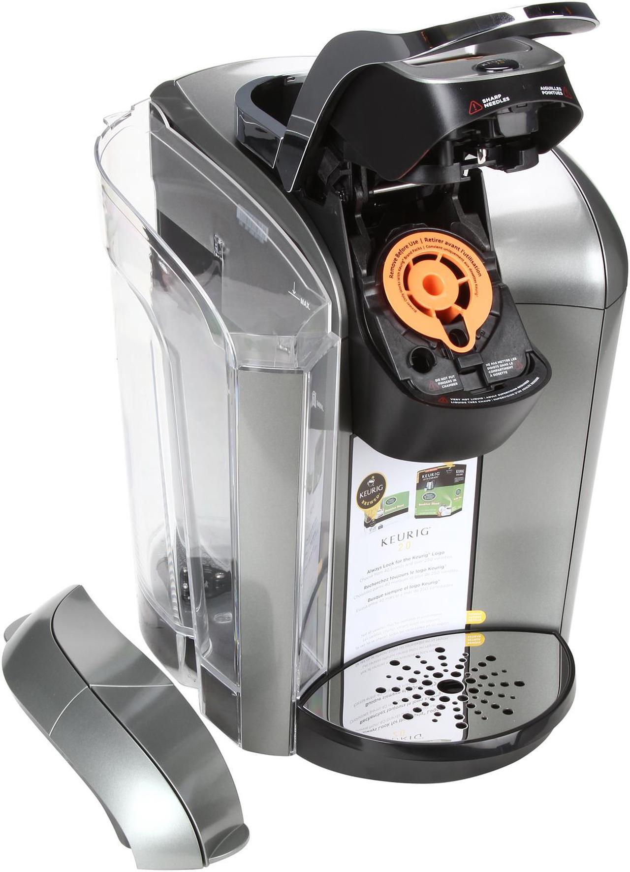 Alt view image 7 of 9 - Keurig 2.0 K550 Brewing System with a Keurig Carafe, 2.0 Starter Kit including one filter, 4K-Carafe packs and 6K-Cup packs