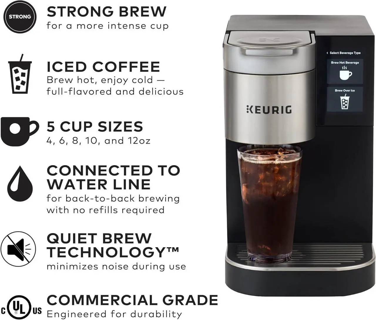 Alt view image 2 of 15 - Keurig® K-2550™ Single Serve Commercial Coffeemaker