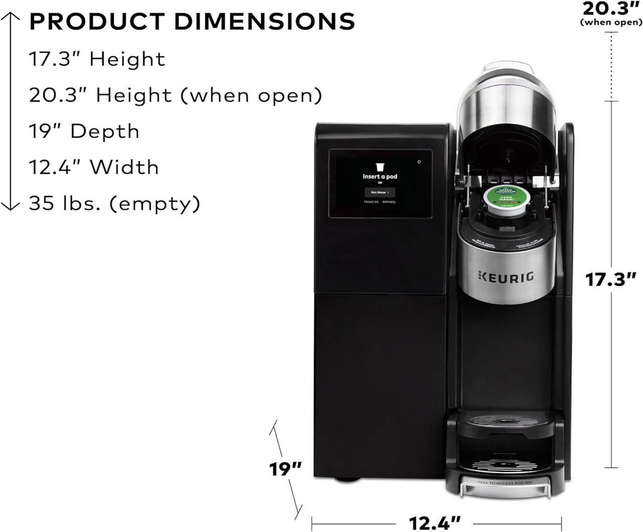 Alt view image 3 of 20 - Keurig® K-3550™ Single Serve Commercial Coffee Maker