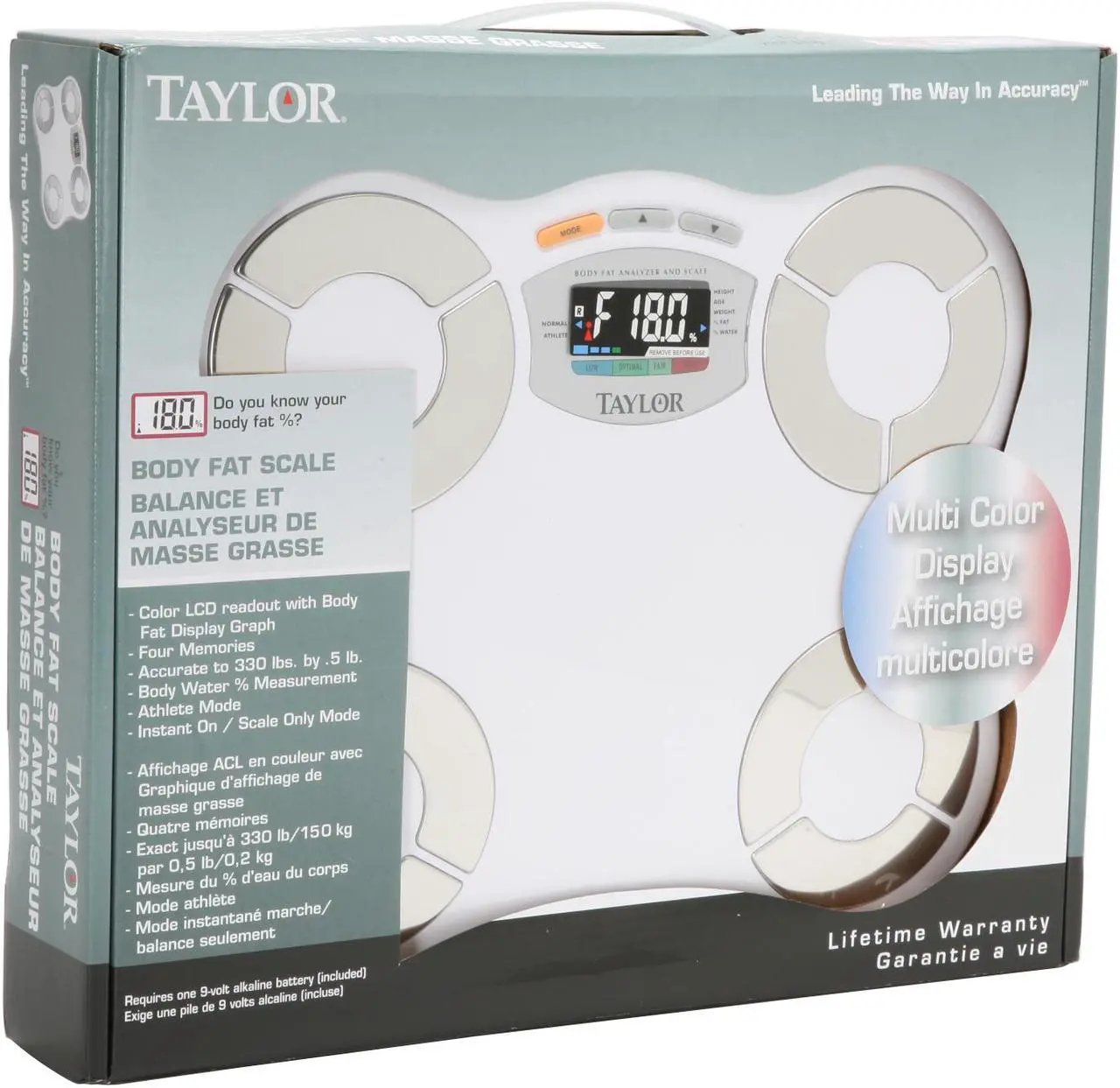 Alt view image 10 of 10 - TAYLOR 5563EF Body Fat Scale