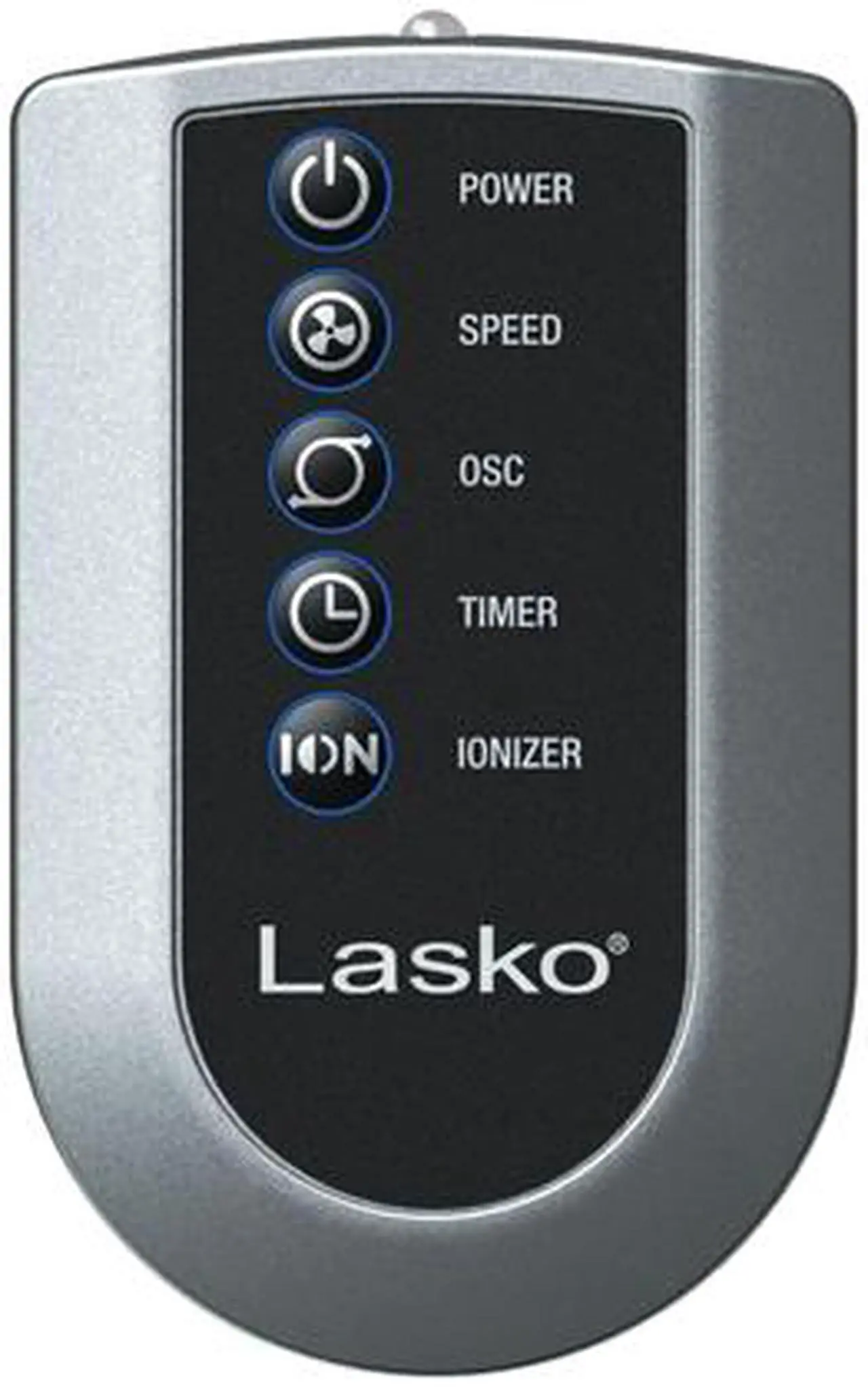 Alt view image 7 of 7 - Lasko 42" Wind Curve Platinum Tower Fan With Remote Control and Fresh Air Ionizer, 2551