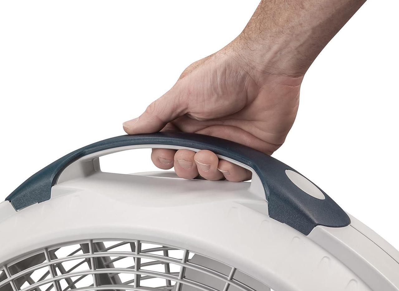 Alt view image 7 of 7 - Lasko Wind Machine Fan, Air Circulator Fan with 3 Speeds, 20" Model 3300, Gray