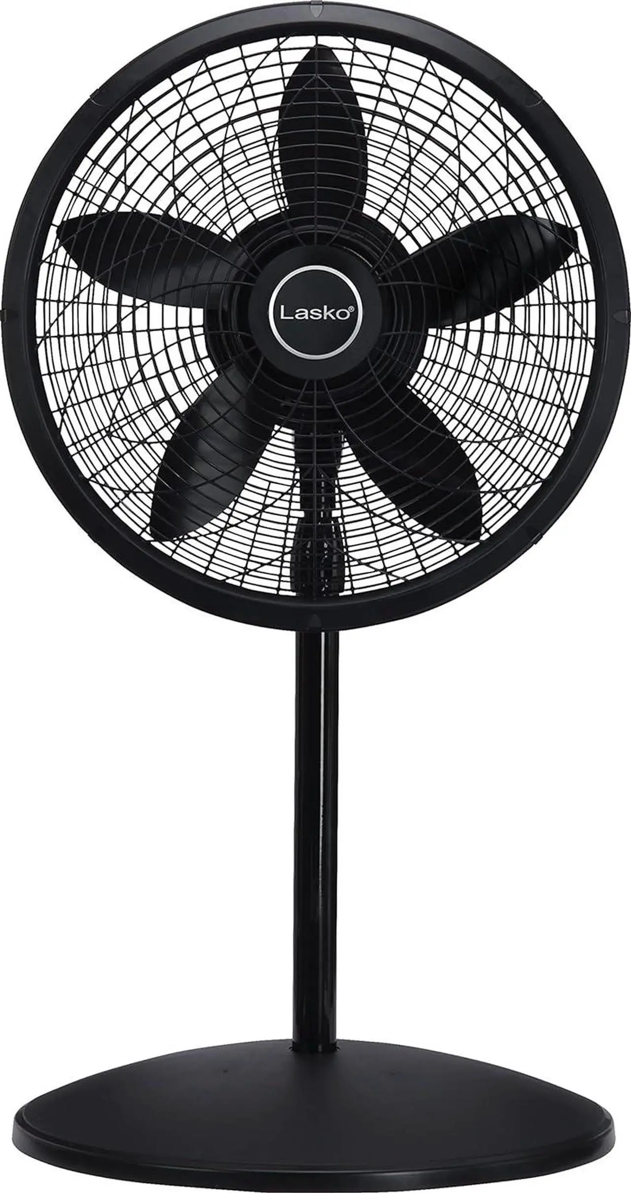 Alt view image 9 of 9 - Lasko 18" Oscillating Pedestal Fan with 3 Quiet Speeds, 1827, Black