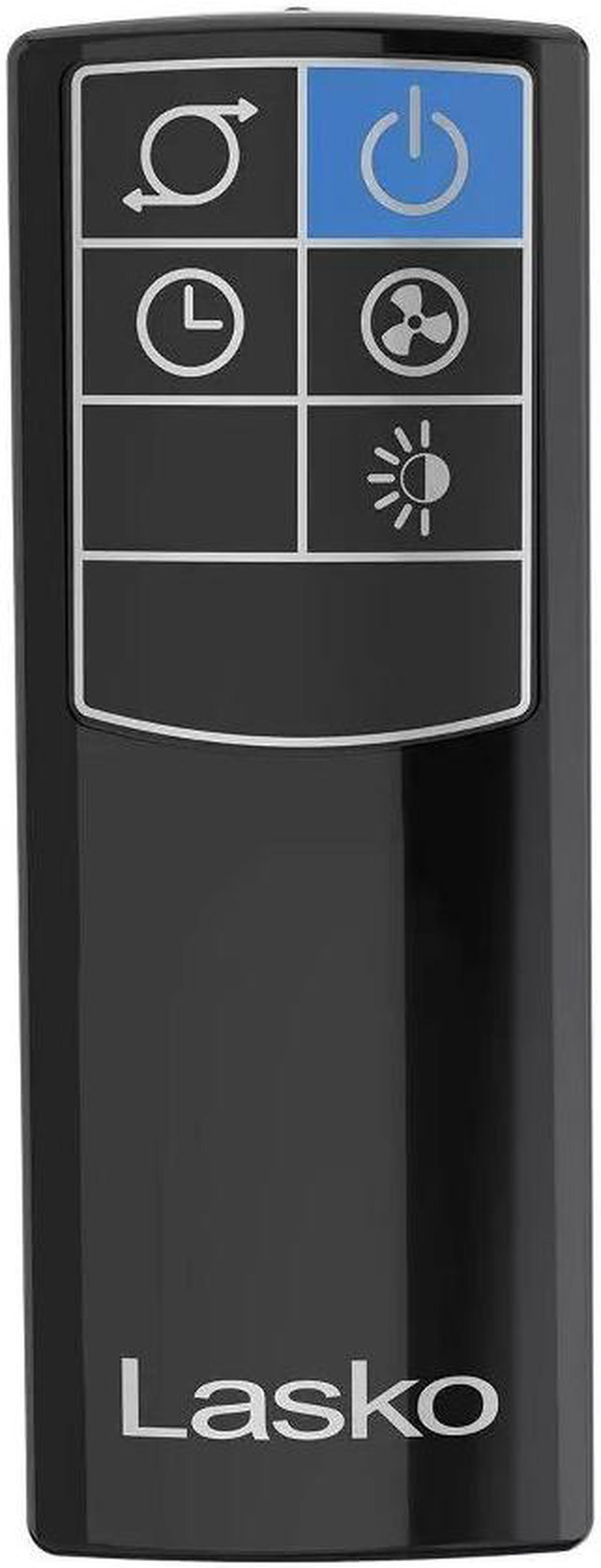 Alt view image 3 of 5 - LASKO Wind Tower 36" Oscillating Black Tower Fan with Timer, Nighttime Mode and Remote Control