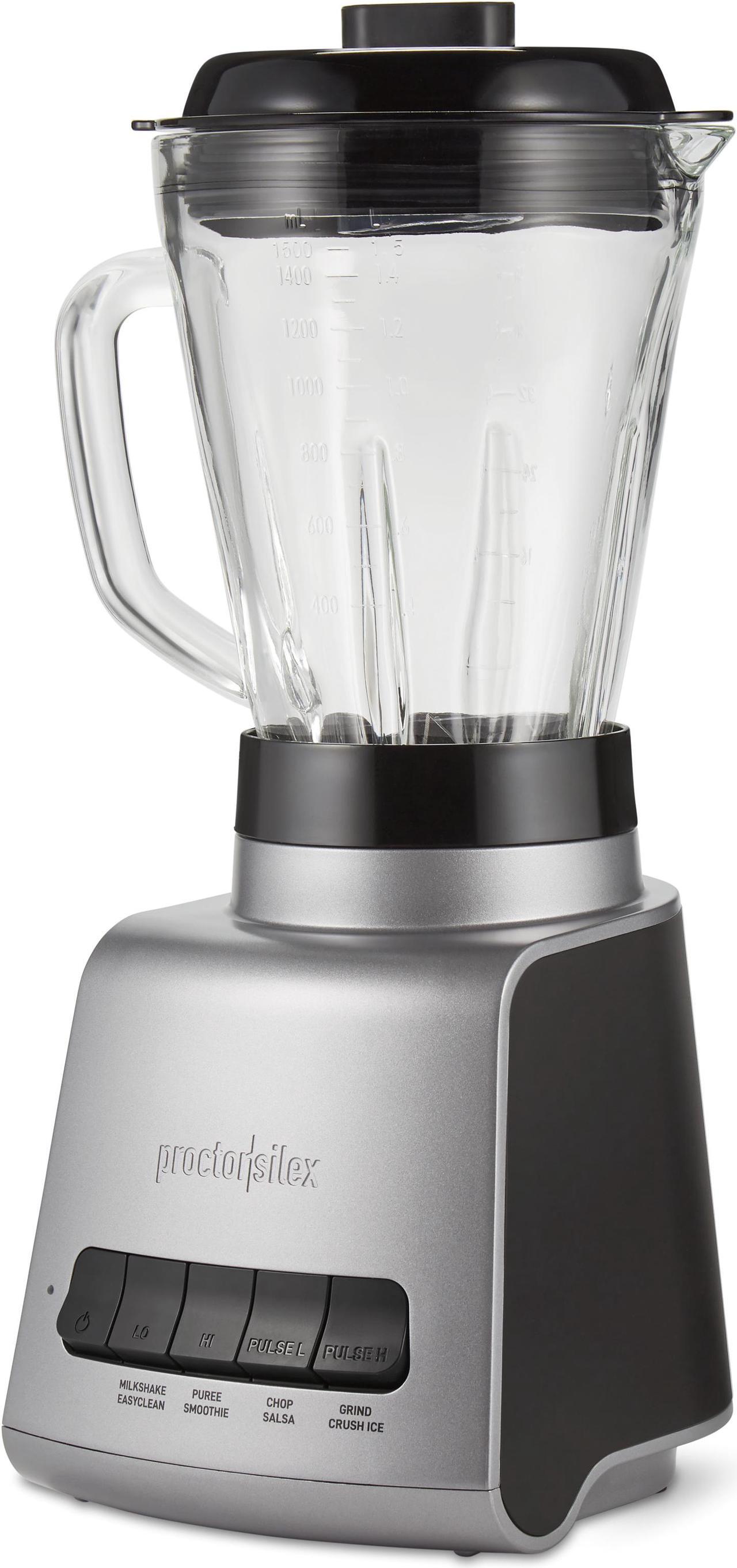 Alt view image 2 of 7 - Proctor Silex 53560 52 oz. Glass Jar Blender