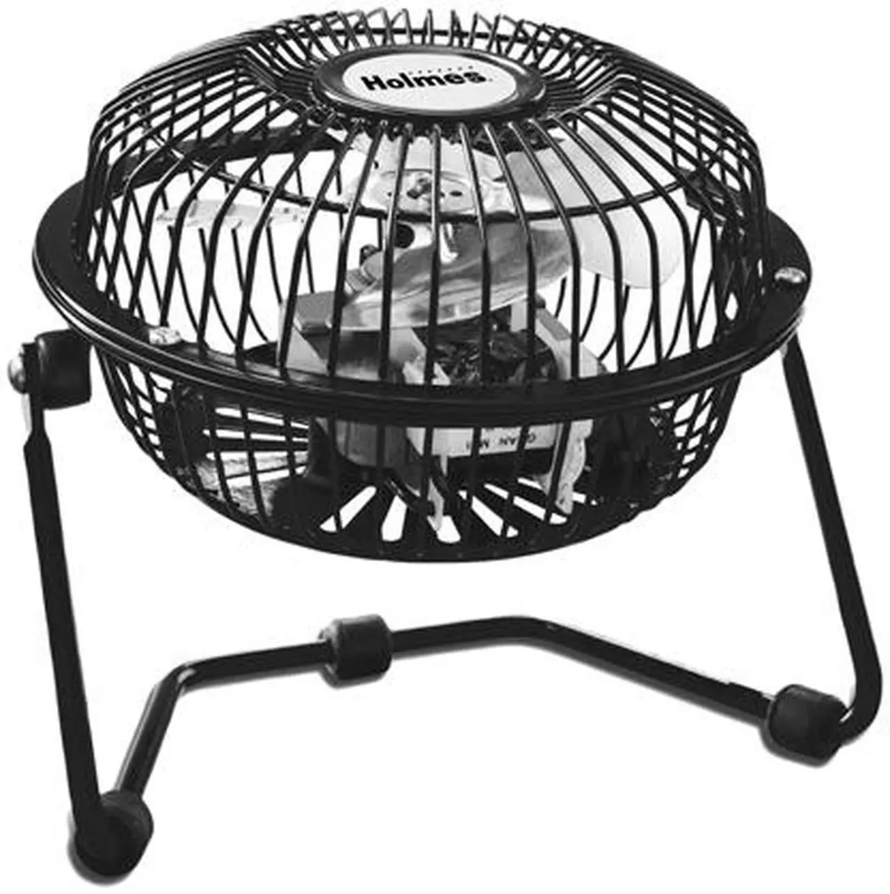 Alt view image 3 of 3 - Holmes HNF0410A-BM Mini High Velocity Personal Fan