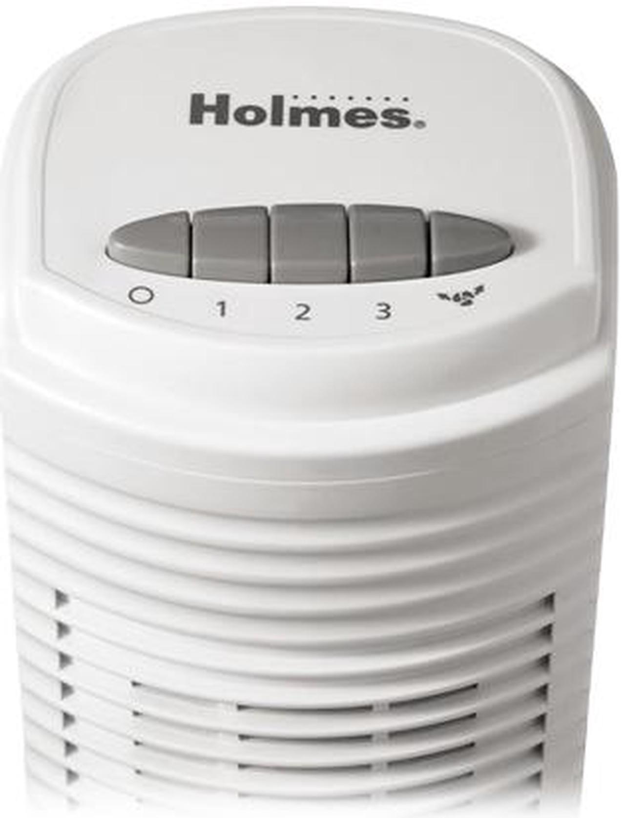 Alt view image 3 of 4 - Holmes HTF3110AWM 5.9"W x 31"H Oscillating Tower Fan with Three-Speed, White