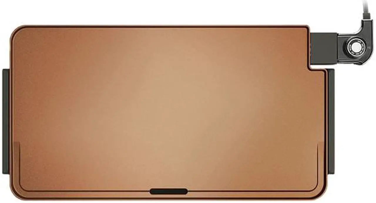 Alt view image 2 of 3 - Bella Copper Titanium XL 12" x 22" Griddle 14648