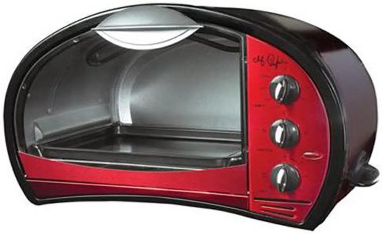 Main image of Chef Pepin CH48555 Red Toaster Oven
