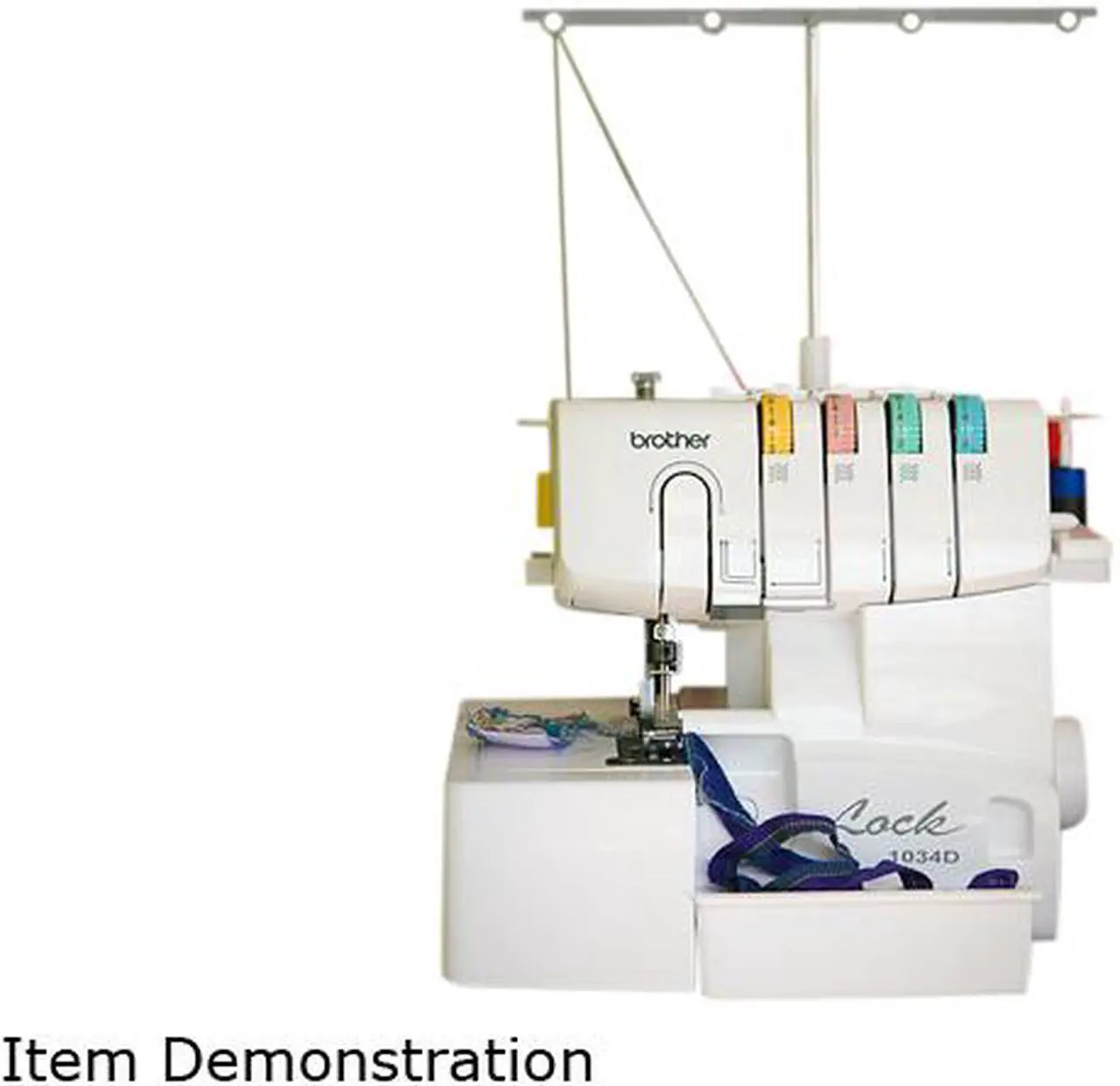 Alt view image 2 of 4 - brother 1034D 3-4 Lay-in Thread Serger with Lower Looper Threader