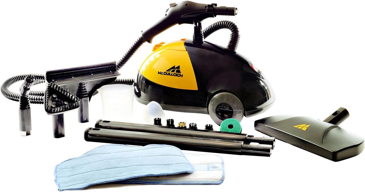Alt view image 4 of 7 - McCulloch MC1275 Heavy-Duty Steam Cleaner Yellow