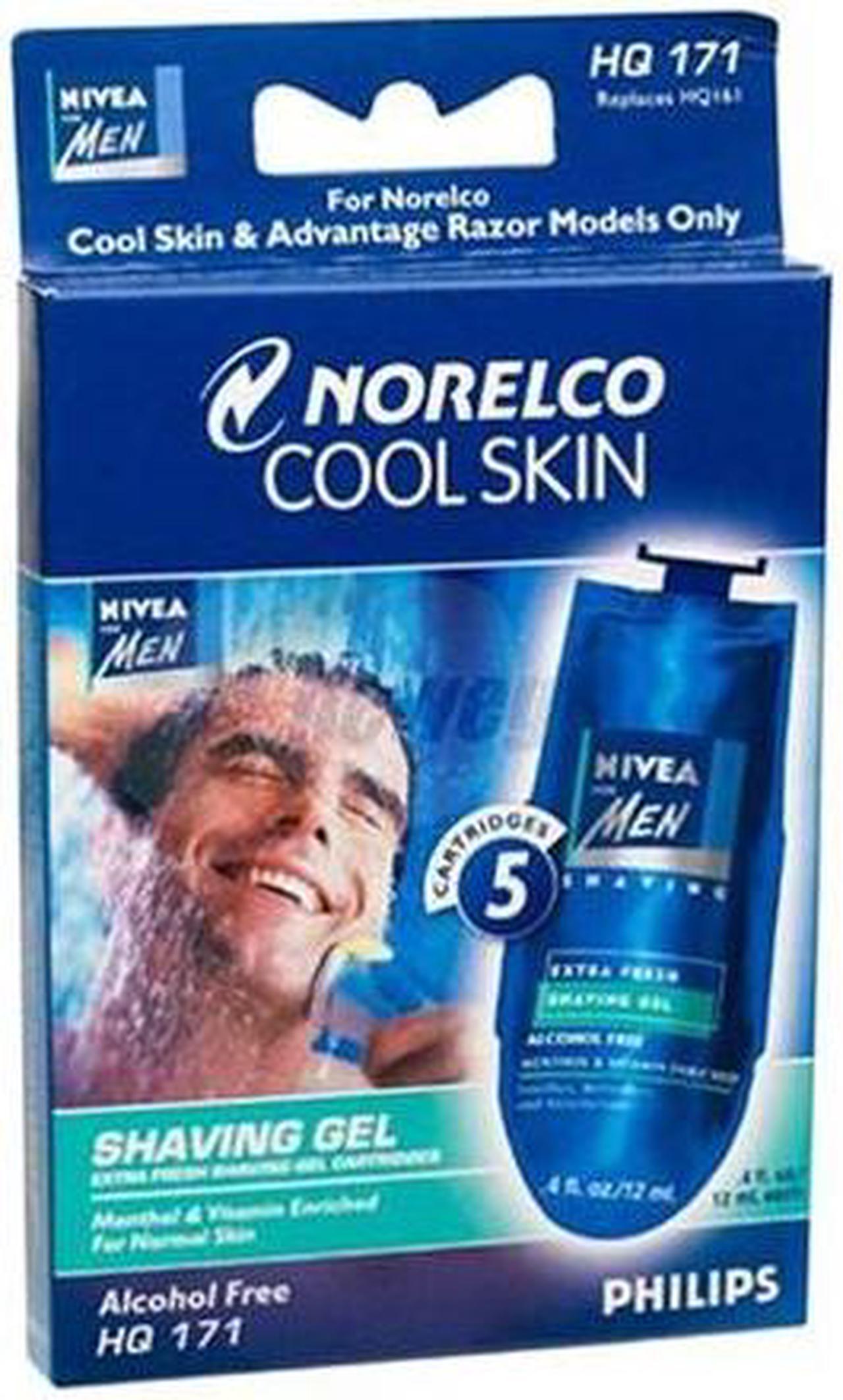 Main image of Norelco HQ171 Cool Skin Nivea for Men Gel Replacement Cartridge 5
