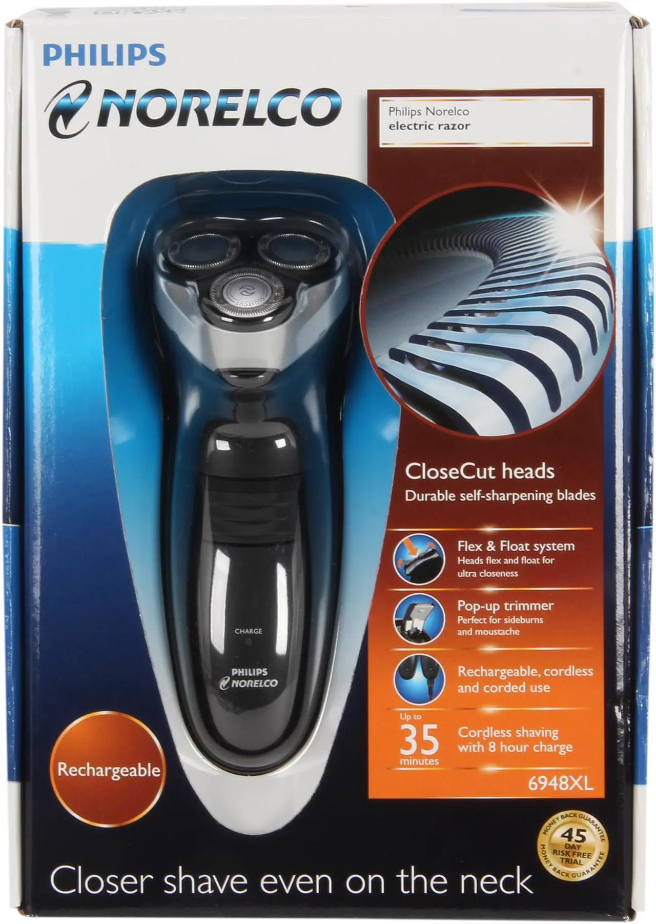 Alt view image 9 of 9 - Philips Norelco Series 2000 6948XL/41 dry electric shaver