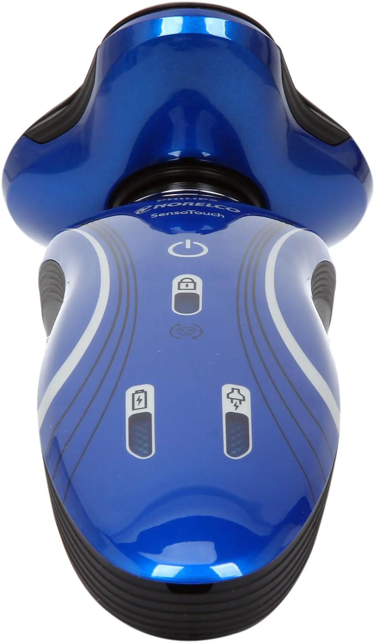 Alt view image 7 of 9 - Philips Norelco Shaver 6100 Series 6000 wet & dry electric shaver 1150X/40 DualPrecision heads GyroFlex 2D contouring system 40 min shaving, 1 hour charge