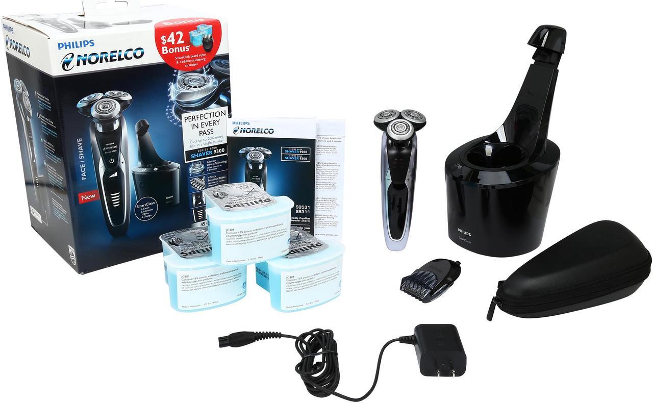 Alt view image 15 of 15 - Norelco S9311/84SP Shaver 9300 Special Pack