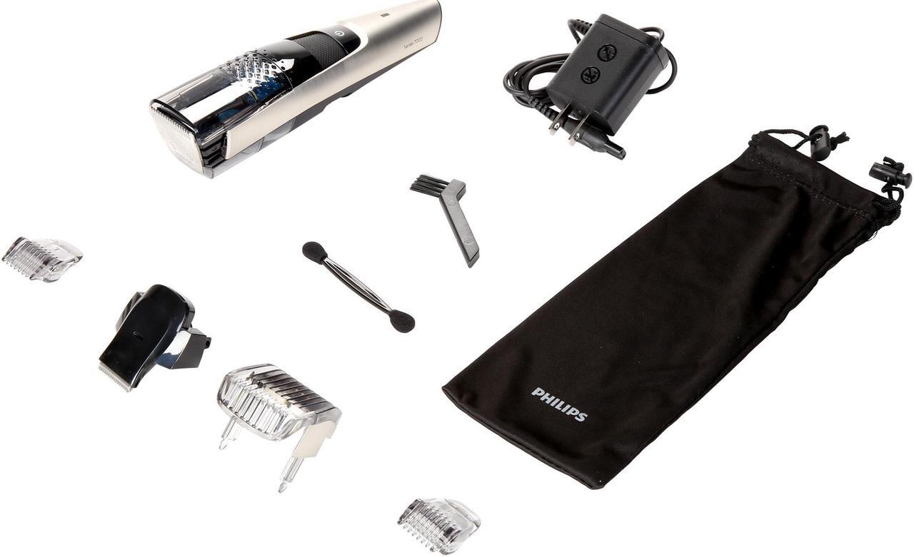 Alt view image 9 of 9 - Philips Norelco Vacuum Beard Trimmer 7200, Series 7000 BT7215/49