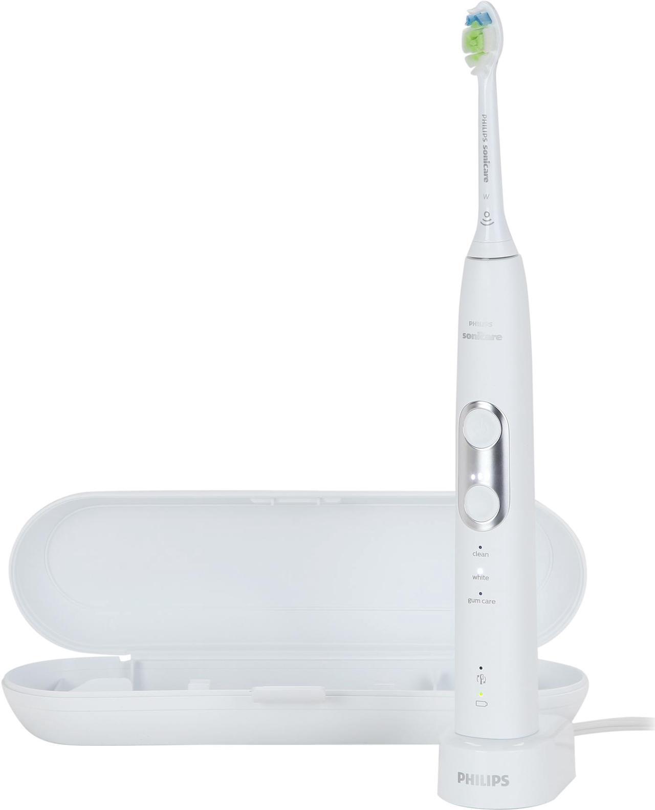 Alt view image 3 of 7 - Philips Sonicare ProtectiveClean 6100 Rechargeable Electric Power Toothbrush, White (HX6877/21)