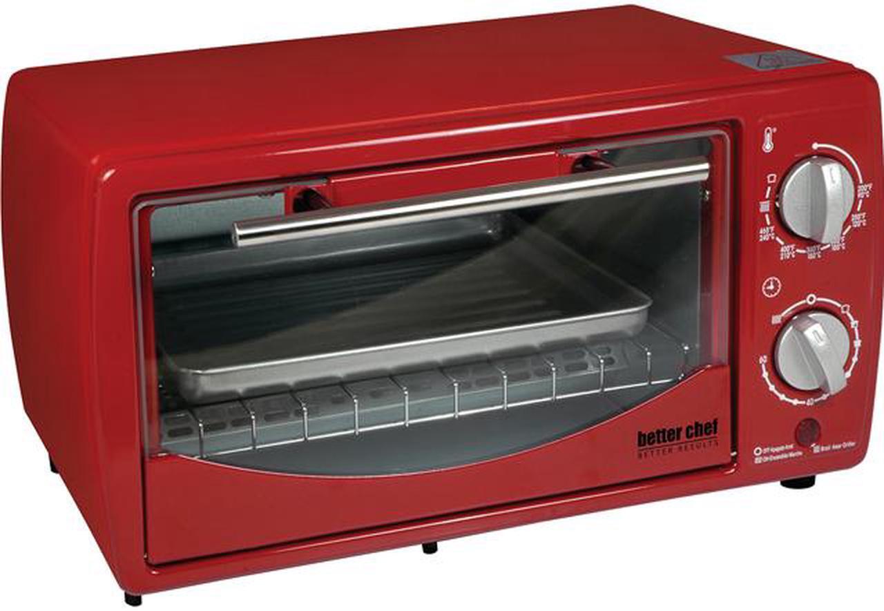 Main image of Better Chef IM-257R Red 9 Liter Toaster Oven Broiler