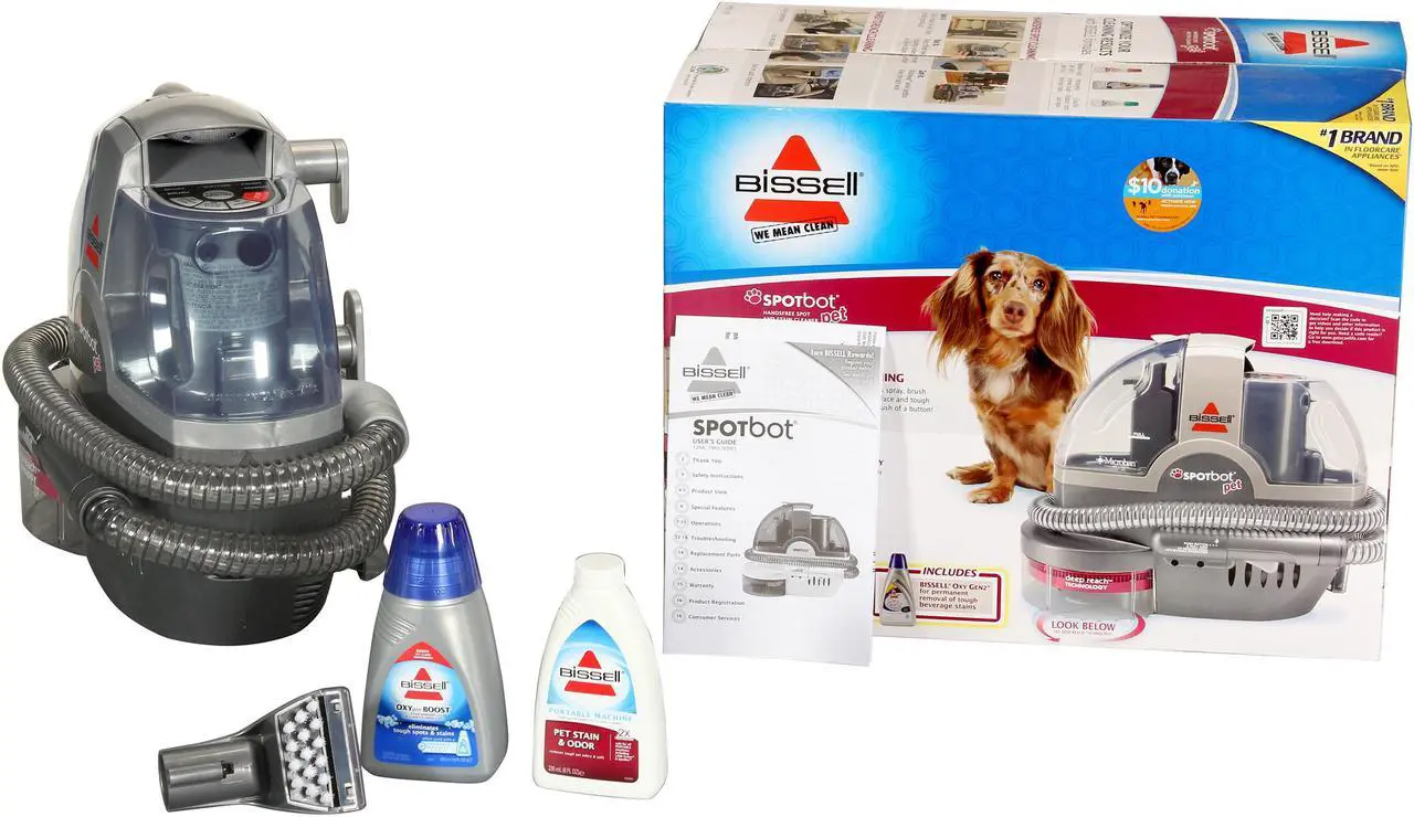 Alt view image 9 of 9 - BISSELL 33N8 SpotBot Pet Hands-Free Spot & Stain Deep Cleaner