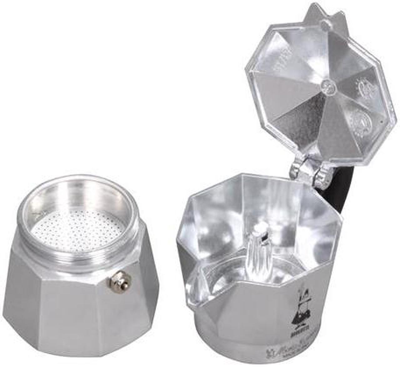 Alt view image 4 of 5 - Bialetti 6799 Moka Express 3 Cup Espresso Maker Silver