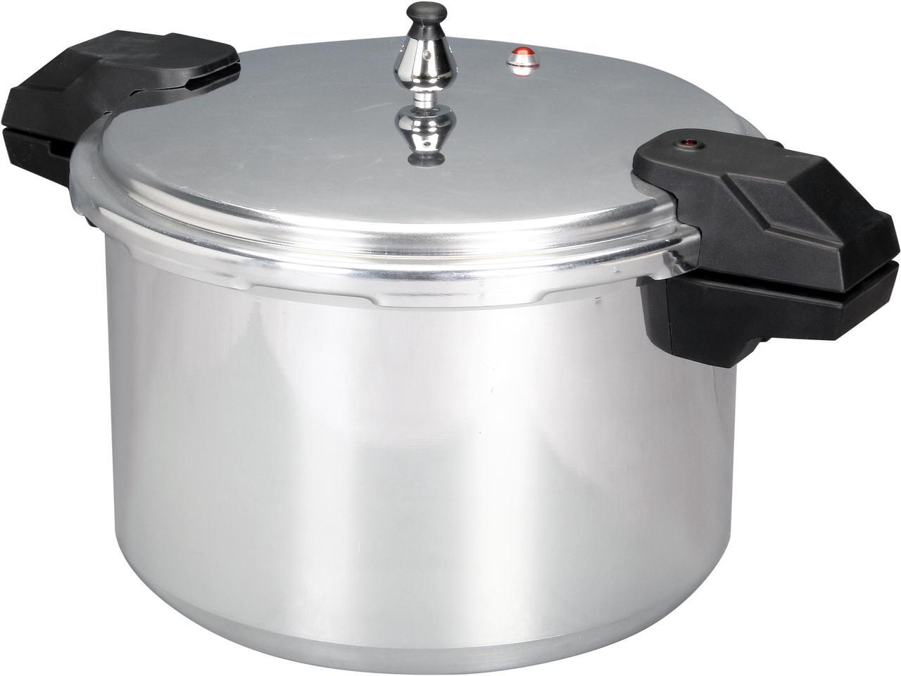Main image of Mirro 92116 Polished Aluminum 5 / 10 / 15-PSI Pressure Cooker / Canner Cookware, 16-Quart, Silver
