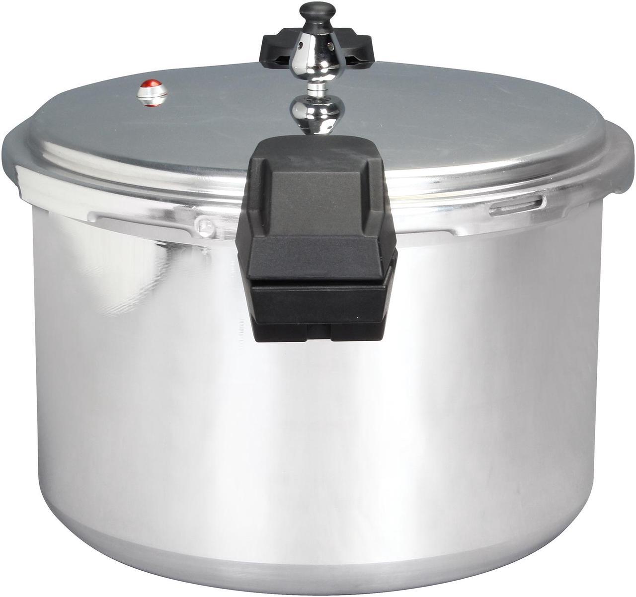 Alt view image 3 of 6 - Mirro 92116 Polished Aluminum 5 / 10 / 15-PSI Pressure Cooker / Canner Cookware, 16-Quart, Silver
