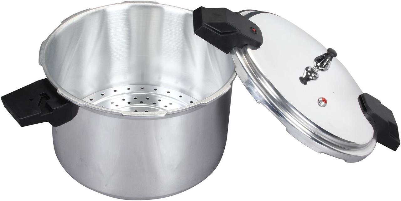 Alt view image 4 of 6 - Mirro 92116 Polished Aluminum 5 / 10 / 15-PSI Pressure Cooker / Canner Cookware, 16-Quart, Silver