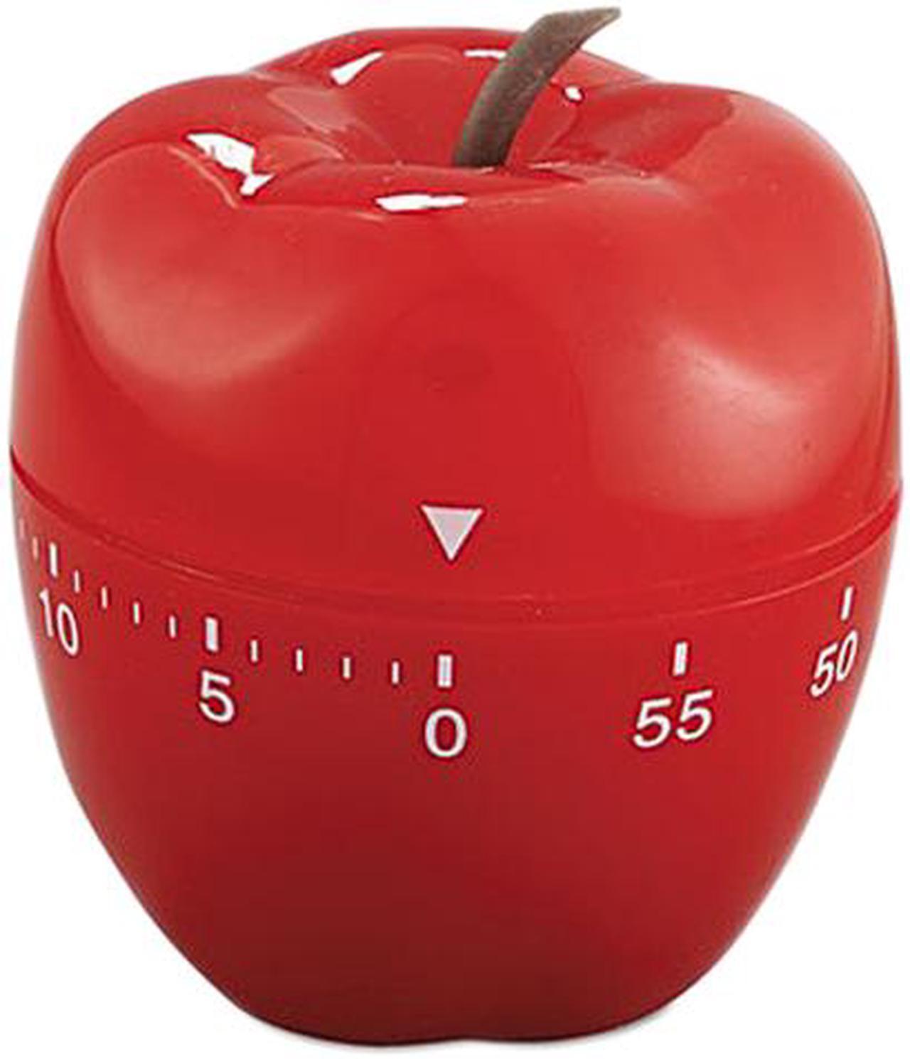 Main image of Shaped Timer, 4" Dia., Red Apple