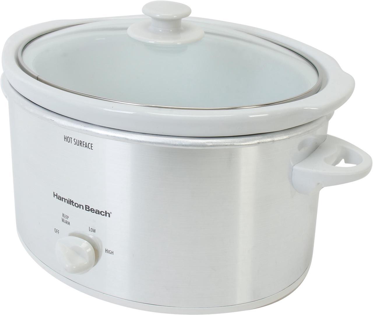 Hamilton Beach 33140G Stainless Steel 4 Qt. Slow Cooker