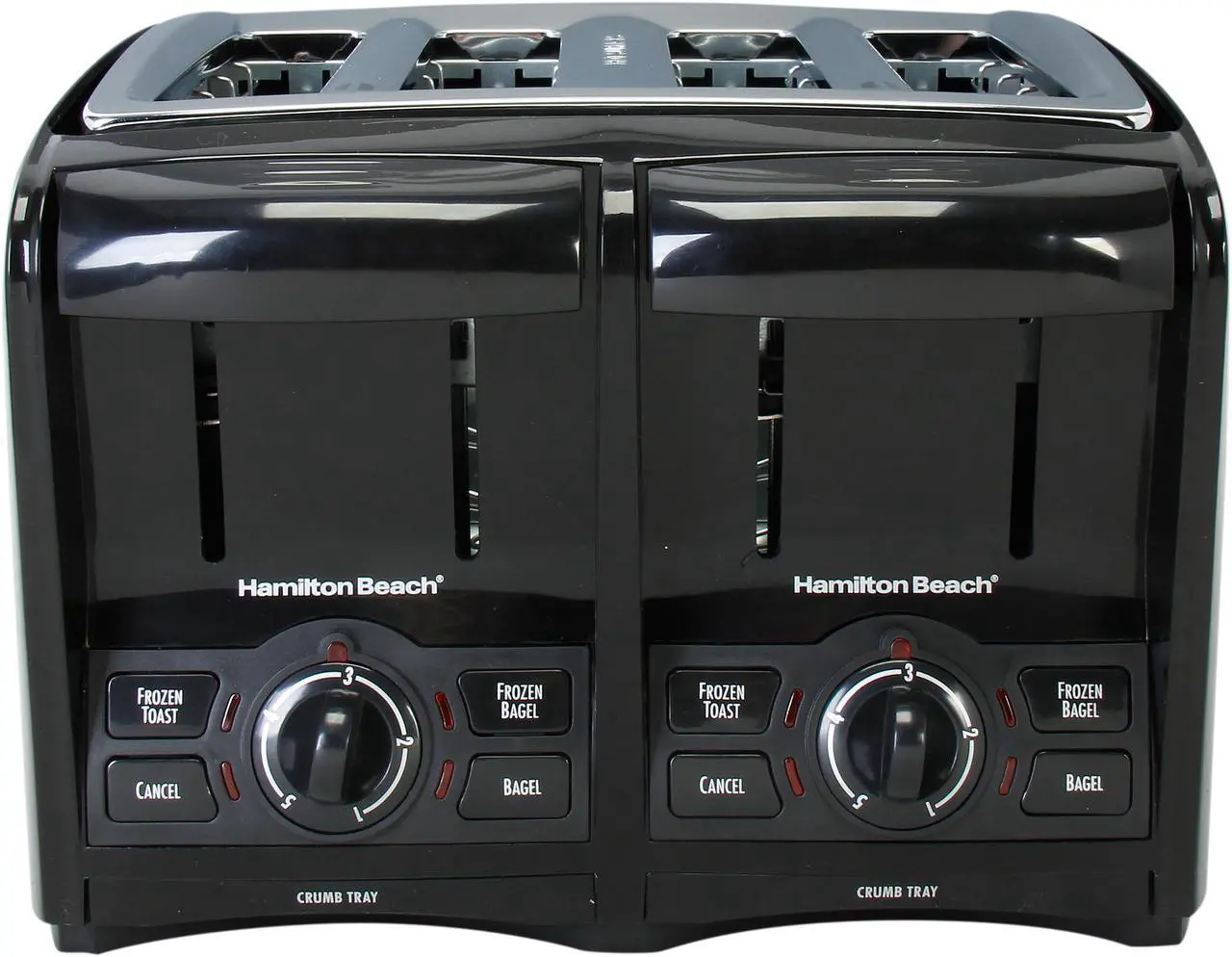 Alt view image 2 of 6 - Hamilton Beach 24121 SmartToast 4 Slice Toaster, Black